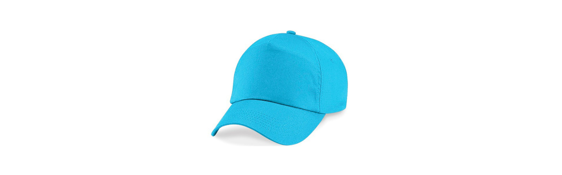casquette uni turquoise scratch