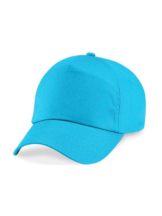 casquette uni turquoise scratch