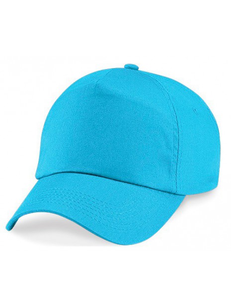 casquette uni turquoise scratch