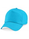 casquette uni turquoise scratch