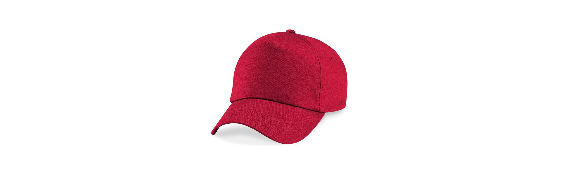 casquette uni rouge classique scratch