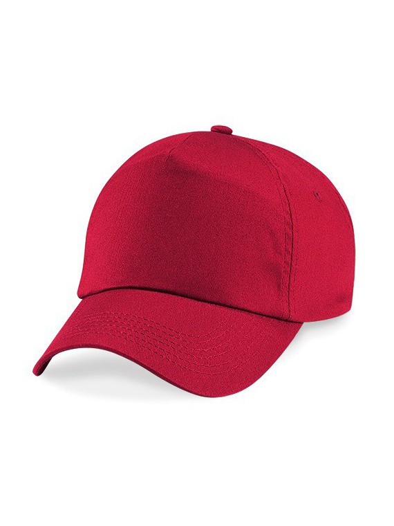 casquette uni rouge classique scratch