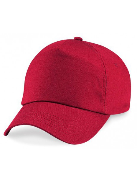 casquette uni rouge classique scratch