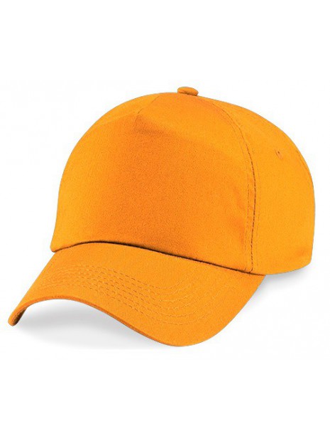 casquette uni orange scratch