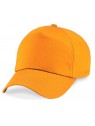 casquette uni orange scratch