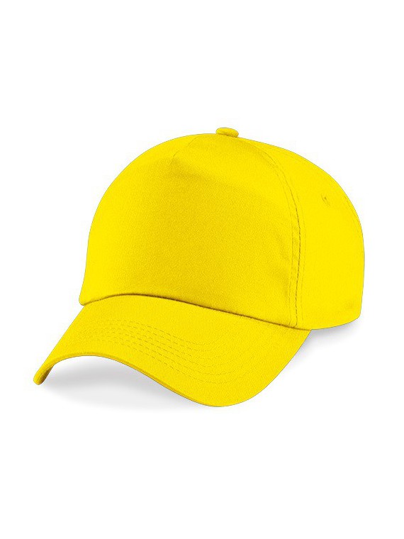 casquette uni jaune scratch