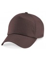 casquette uni chocolat scratch