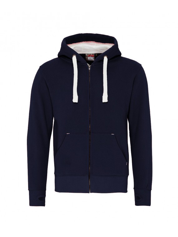 sweat zippé COTTONRIDGE bleu marine