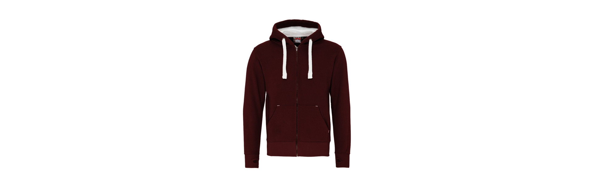 sweat zippé COTTONRIDGE maroon