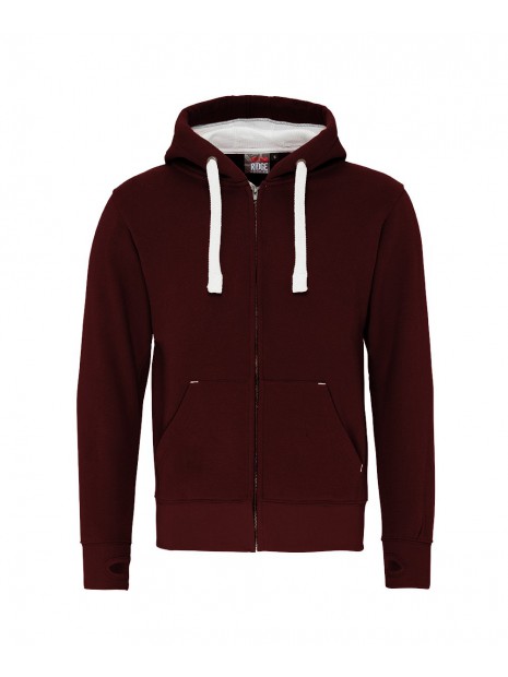 sweat zippé COTTONRIDGE maroon