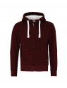 sweat zippé COTTONRIDGE maroon