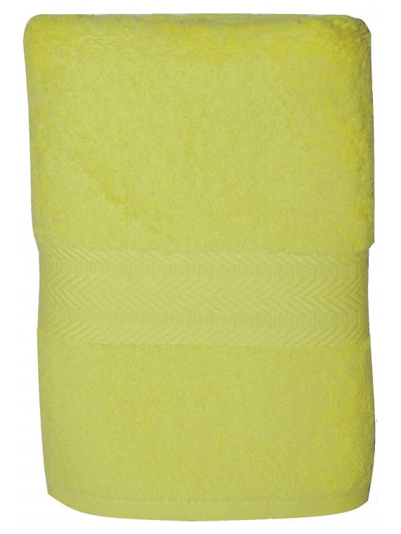 serviette jaune pale 50x100