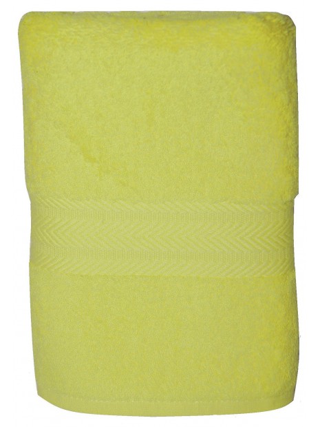 serviette jaune pale 50x100