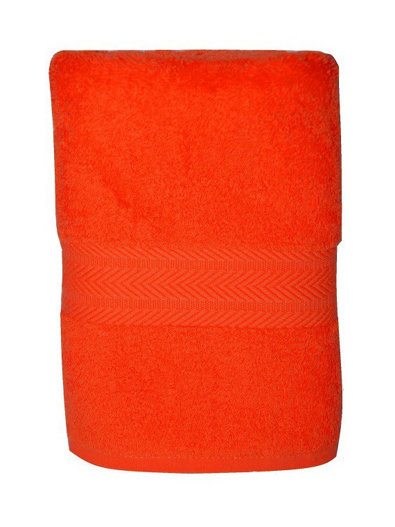 serviette orange 50x100 cm