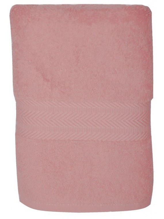serviette rose pale 50x100 cm