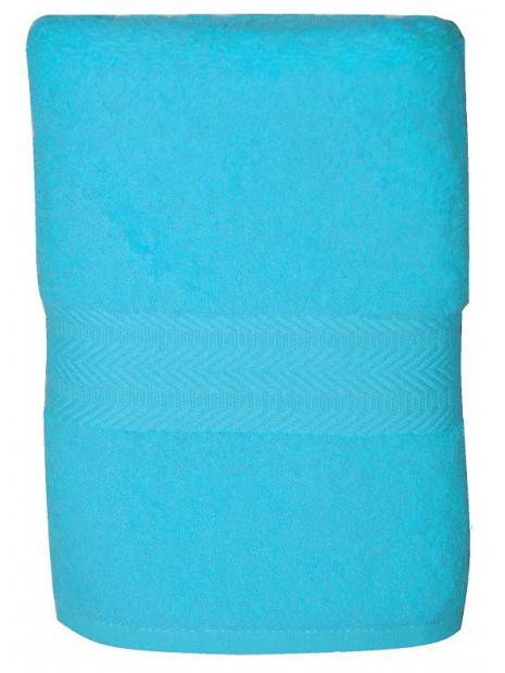 serviette bleu turquoise 50x100 cm