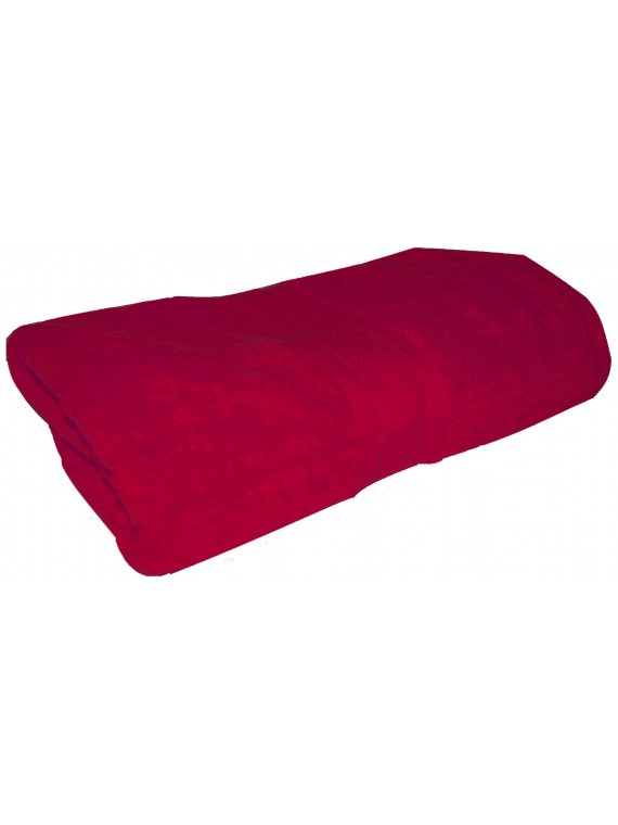 drap de bain fuchsia 70x140 cm