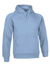sweat à capuche STREET bleu ciel