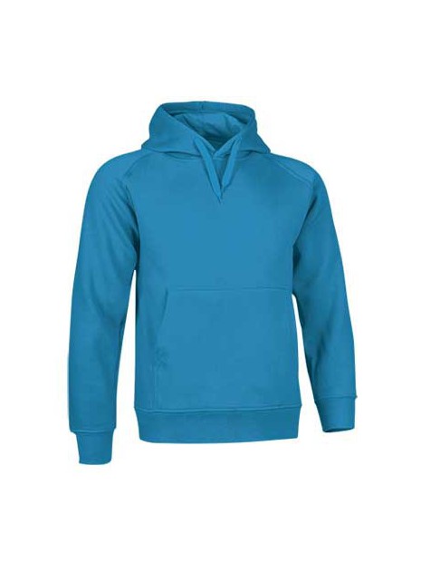 sweat à capuche STREET bleu cyan