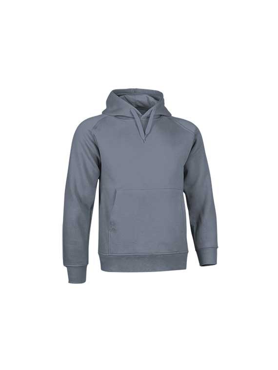 sweat à capuche STREET gris plomb