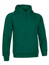 sweat à capuche STREET vert bouteille