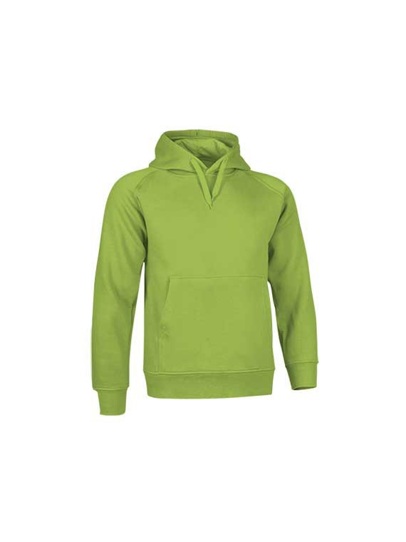 sweat à capuche STREET vert pomme
