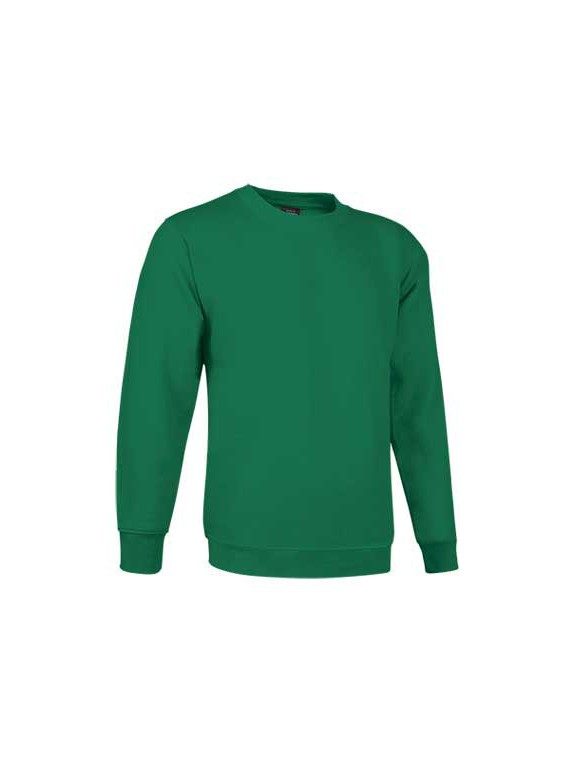 sweat col rond PRIMO vert kelly