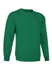 sweat col rond PRIMO vert kelly