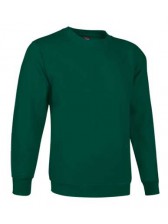 sweat col rond PRIMO vert bouteille