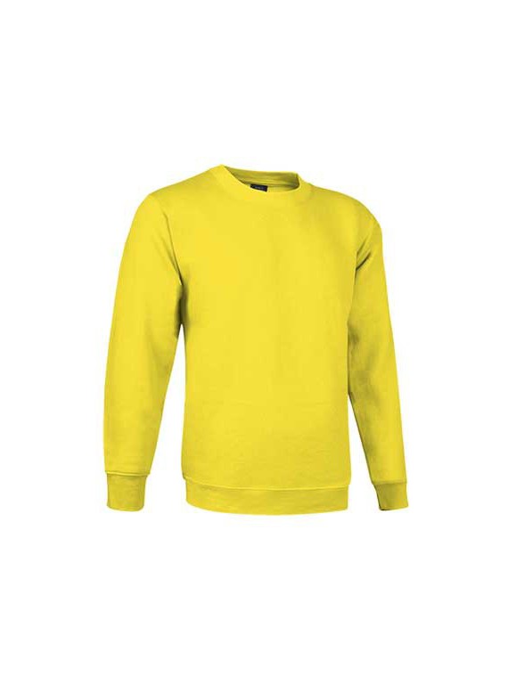 sweat col rond PRIMO jaune