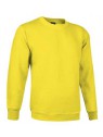 sweat col rond PRIMO jaune