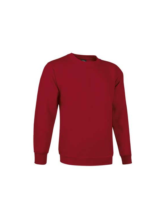 sweat col rond PRIMO rouge