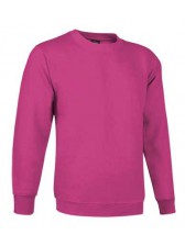 sweat col rond PRIMO fushia