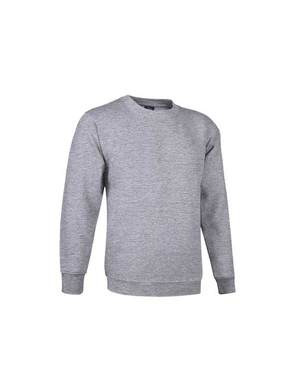 sweat col rond PRIMO gris chiné
