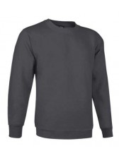 sweat col rond PRIMO gris charbon