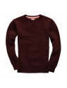 sweat col rond CR - Maroon